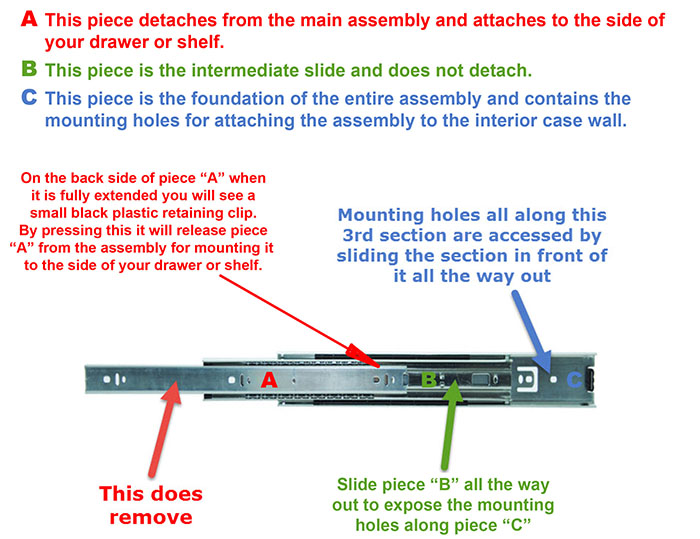 Drawer Slide Pair Diy Road Cases Store